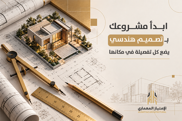 ابدأ مشروعك بـ تصميم هندسي يضع كل تفصيلة في مكانها