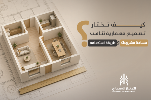 كيف تختار تصاميم معمارية تناسب مساحة مشروعك وطريقة استخدامه؟